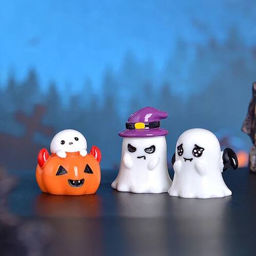 Halloween Micro Landscape Miniature Figurines Resin Craft Mi