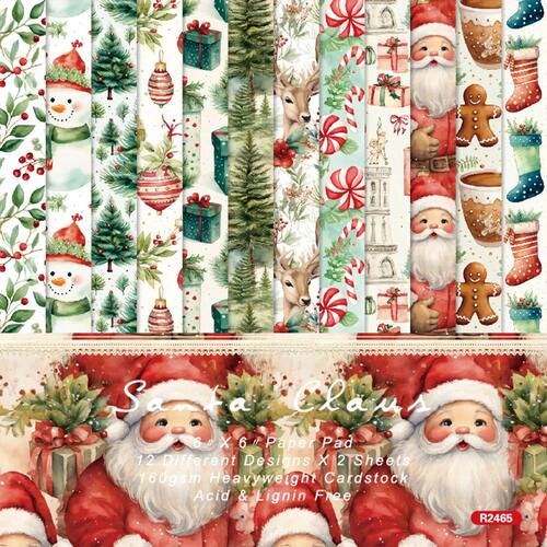 KSCRAFT 24sheets Christmas Paper Pack for DIY Scrapbooking C