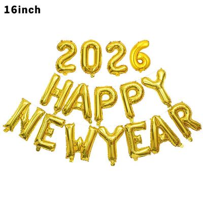 Celebrate 2026 New Year with Aluminum Foil Balloons Decorati