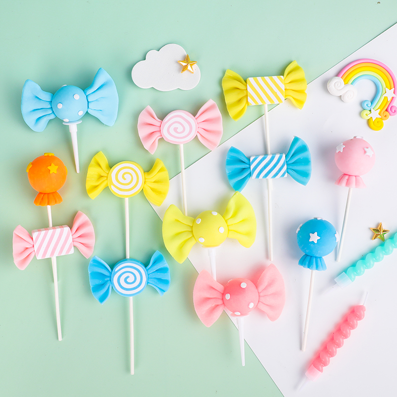 Baking Cake Decoration Lovely Dessert Soft Clay Plugin