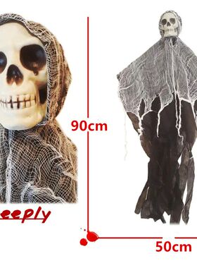 Horror Schedel Hanger Variabele Vorm Halloween Prop Party Sp
