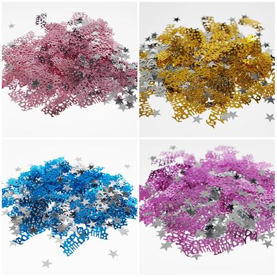 1 Pack 15G Happy Birthday Confetti Decoration Stars Letter C