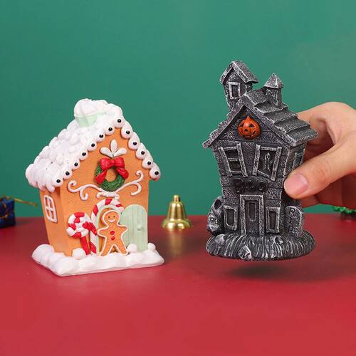 Funny Santa Claus Christmas Snow Man House / Halloween Haunt