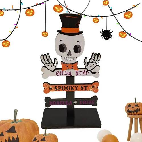 Halloween Ghost Sign Hanging Pumpkin Ghost Halloween Ornamen