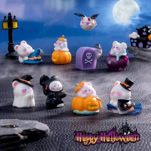 Halloween Trinket Decoration Kawaii Desktop Ornament Hallowe