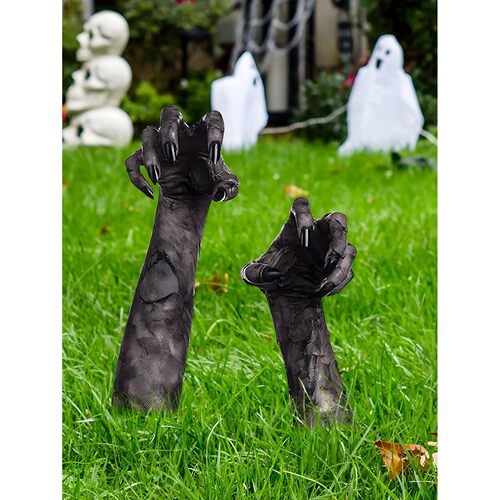 3D Simulation Halloween Ghost Hand Garden Decoration Plug in