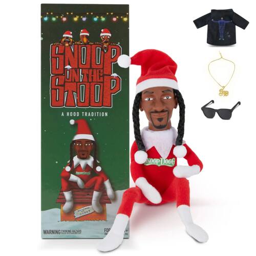 Christmas Elf Doll with Snoop on a Stoop Exquisite Gift Box