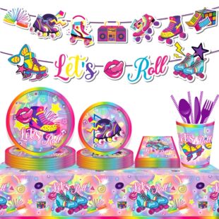 Decoration Retro Disp Decorations Party Roller Skating