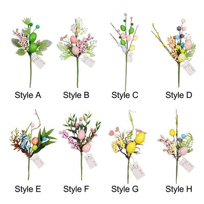 Artificial Easter Egg Picks Easter Floral Picks Easter Decor