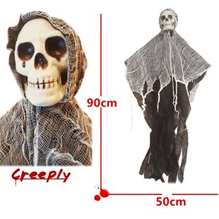 Horror Schedel Hanger Variabele Vorm Schedel Halloween Prop