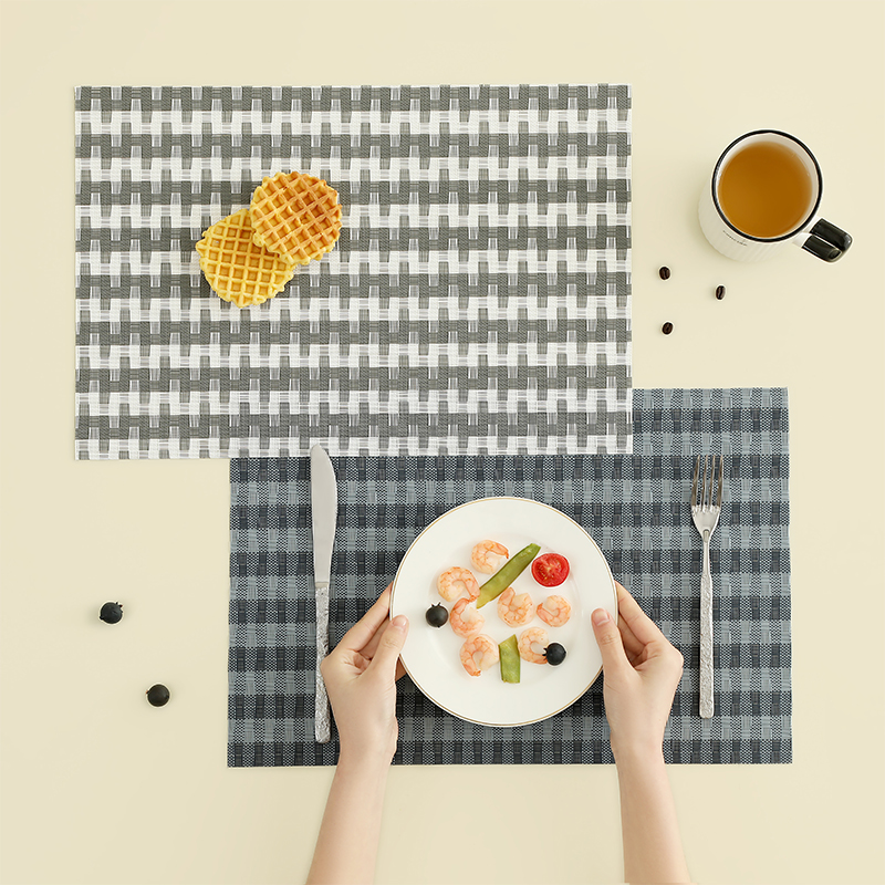 桌垫PVC奶油风西餐垫酒店简约餐具垫子隔热防滑碗垫子家用餐盘垫