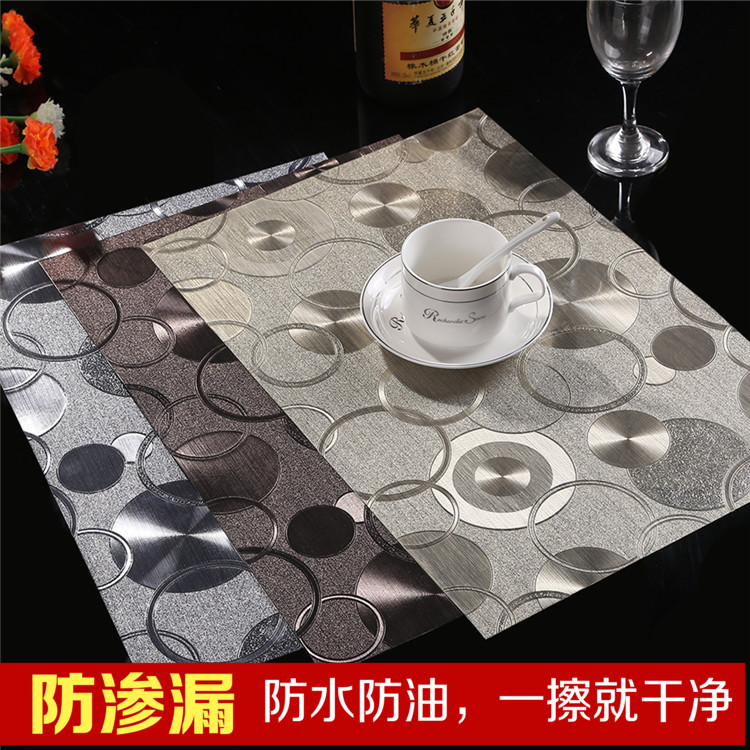星级酒店防水隔热pvc西餐垫