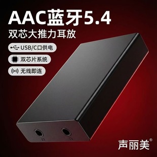 声丽美无线蓝牙5.4版 AAC无损独立耳放芯片双芯C口供电即插即用