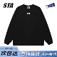 美式 STA旗舰店基础小logo印花长袖 男女秋季 潮牌高街纯棉情侣卫衣
