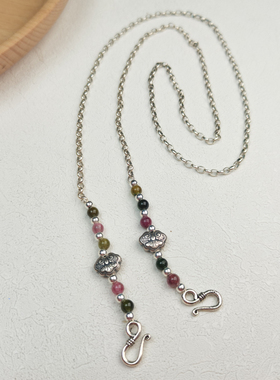 如意锁毛衣项链S925银女生