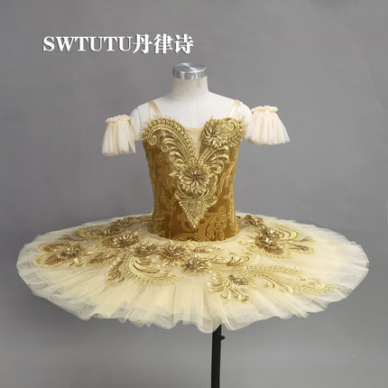 丹律诗巴赫塔儿童帕基塔变奏青少年比赛演出表演服装芭蕾舞tutu裙