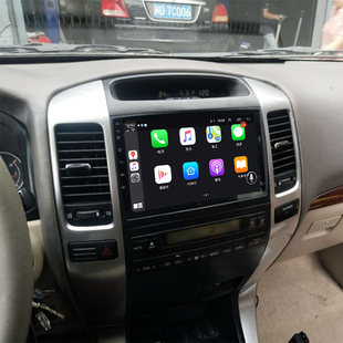 适用丰田霸道普拉多LC120中控安卓大屏360全景导航记录仪一体车机