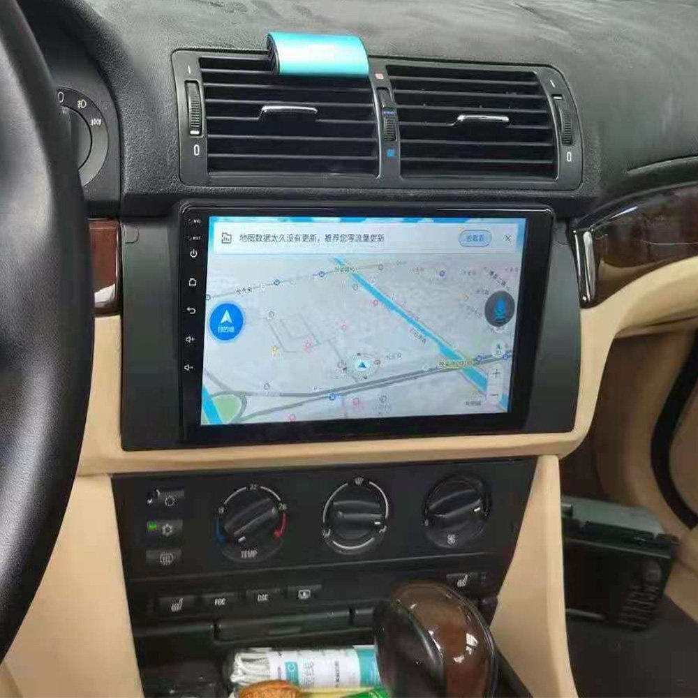 适用宝马BMW35系E39E38E46E53X5中控安卓大屏全景倒车导航一体机