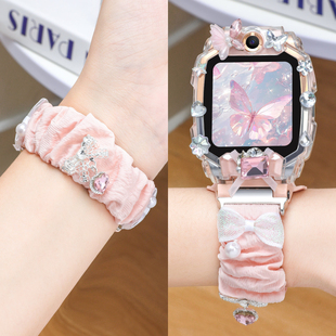 适用小天才电话手表z10腕带z11/z6pro/z9少年版Q3AZ8弹力表带表壳