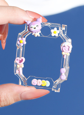 适用小天才电话手表磁吸表带z10儿童z9z8a卡通保护壳套z7sz6ProN3