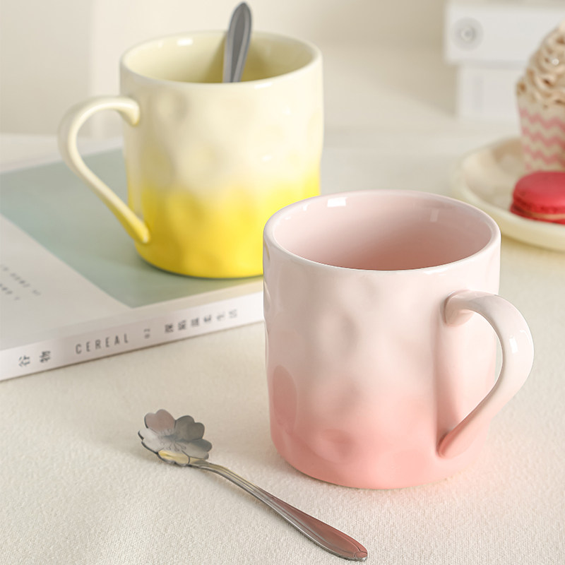 新款2024高颜值陶瓷马克杯情侣早餐水杯家用喝水好看的杯子办公室,餐饮具,马克杯,淘宝优惠券,粉丝福利购,淘宝优惠卷