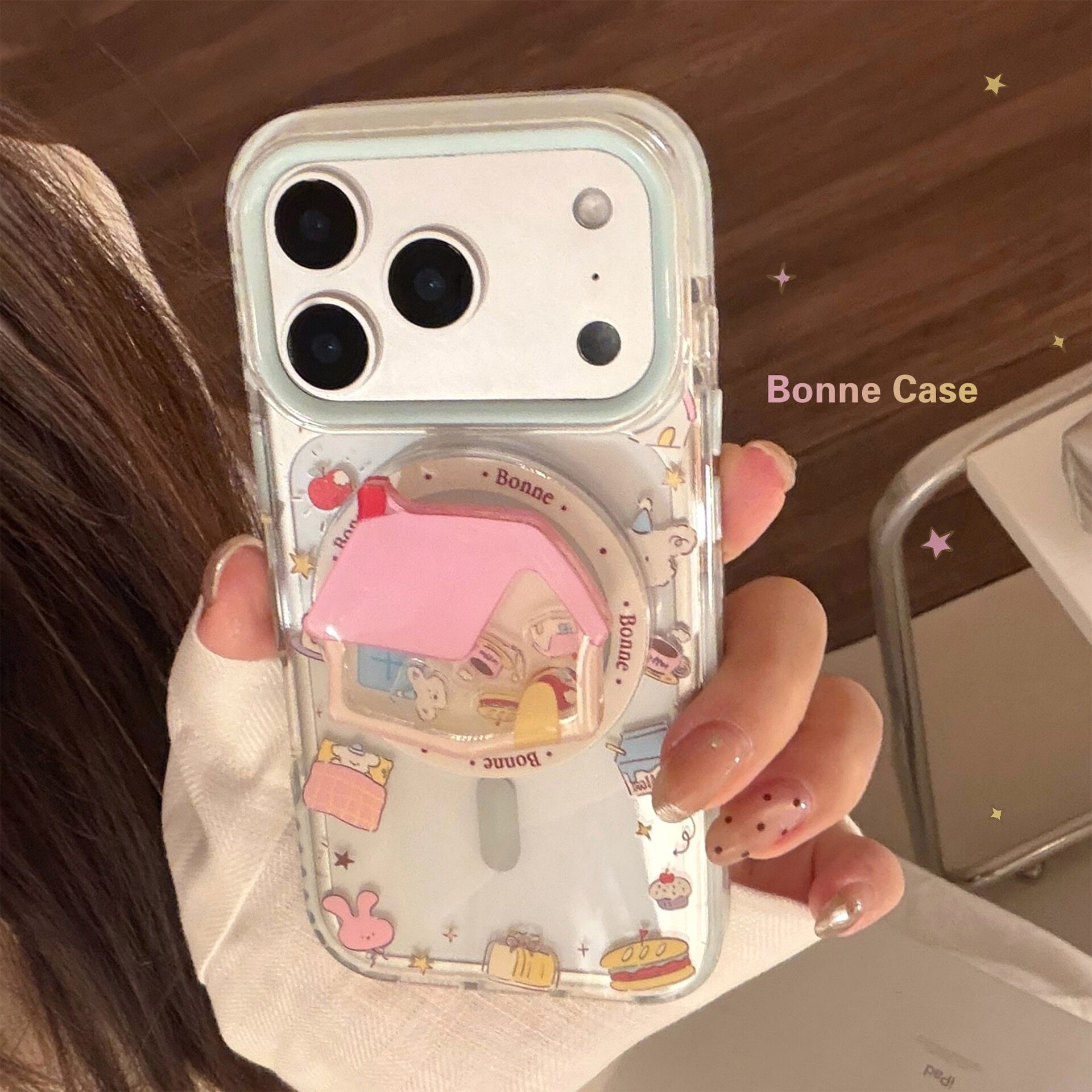 适用苹果17promax手机壳不包镜头iPhone16无摄像头保护女生超好看可爱15软硅胶全包防摔14新款13透明超火支架