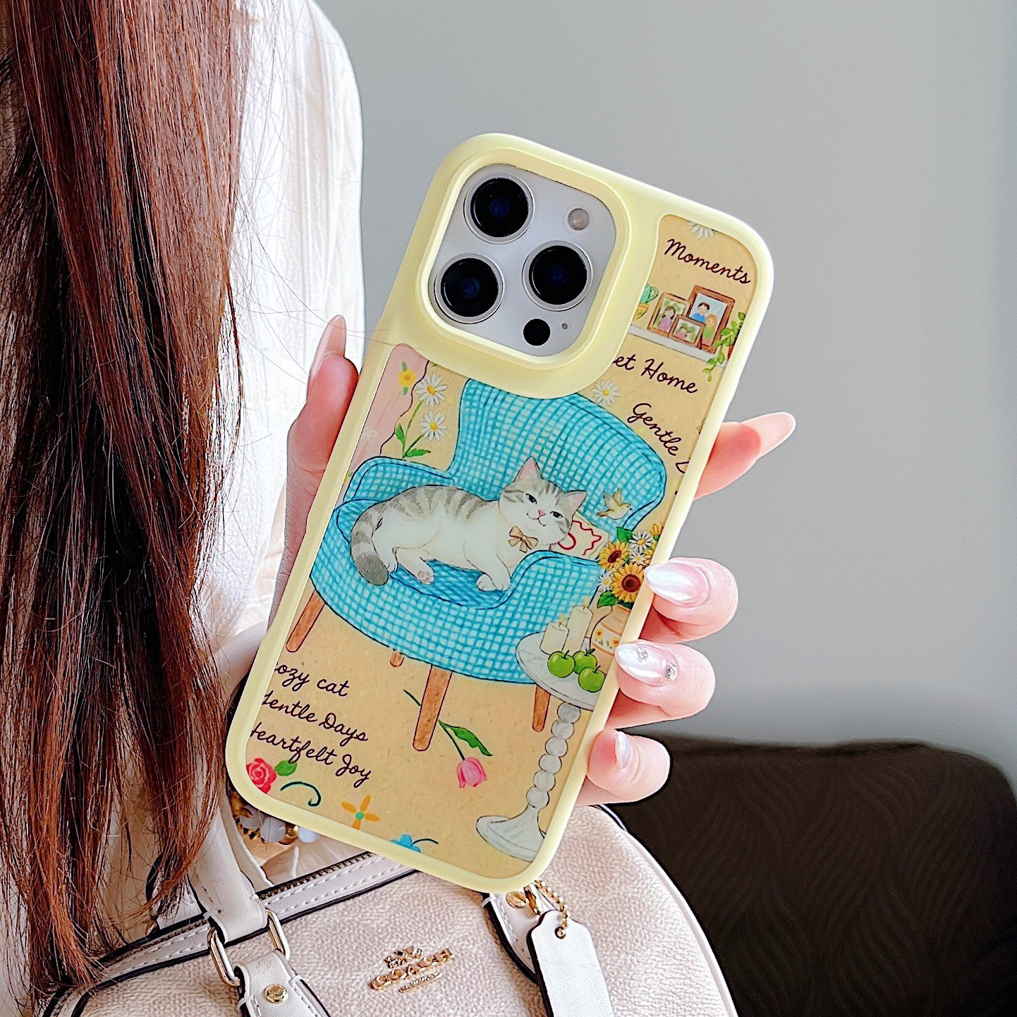 适用苹果16promax手机壳无镜头iPhone17不带摄像保护女生可爱卡通不透明15高档液态硅胶全包防摔新款超火好看