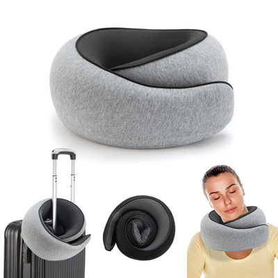 Soft Memory Airplane U Shaped Neck Support Travel Pillow Set
