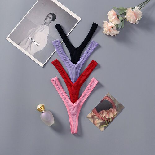 Sexy Sports Panties Ms Underpants Seamless Thong String 内裤