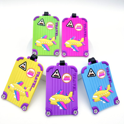 Newest Cute 26 Letters Luggage Travel Accessories Tag Silica