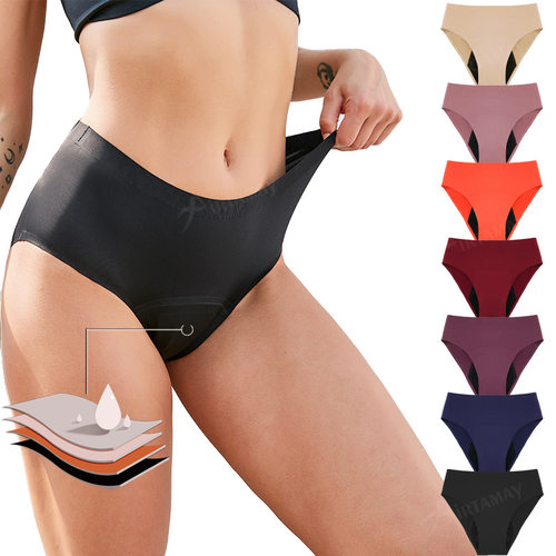 Seamless Period Underwear for Women Panties Menstrual Pants