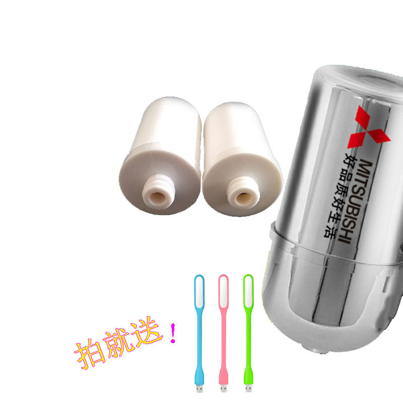 日本三菱净水器水龙头过滤器 陶瓷滤芯家用厨房活性炭通用滤芯