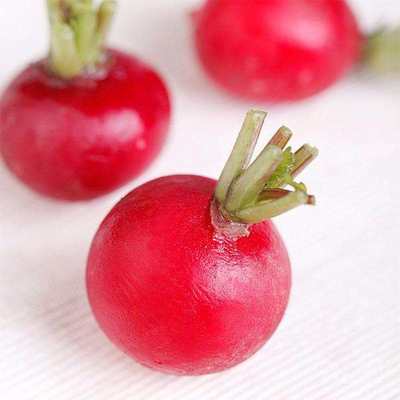 微绿田园 Radish 樱桃萝卜 水萝卜 250g 生吃 素食 沙拉 西餐摆盘