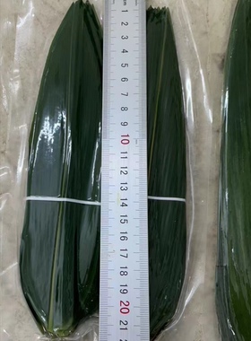 微绿田园  真空包装粽叶 约30公分 日料 中餐厅摆盘装饰 100片/包