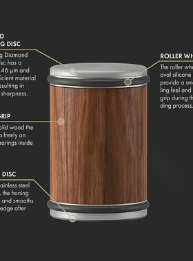 调角度滚轮家用多功能厨房滚筒磨刀器圆柱快速磨刀石钨钢陶瓷金刚