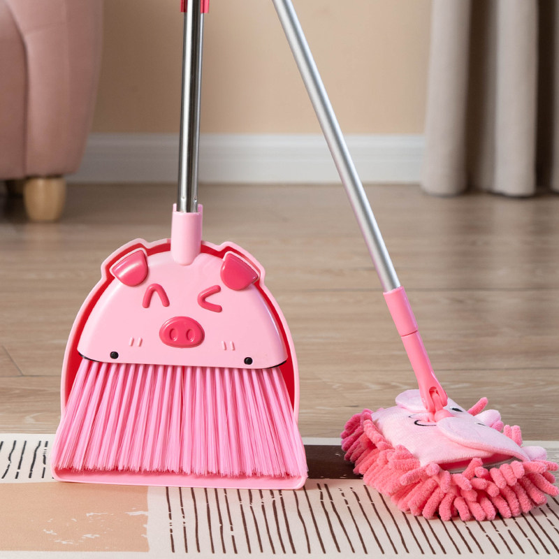 力卫儿童扫把簸箕套装宝宝专用