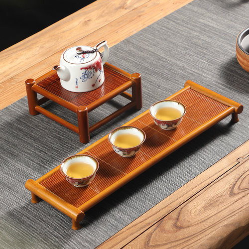 复古中式手工制作茶台托盘