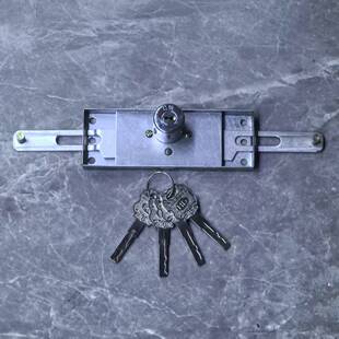 卷闸门防盗尺寸7451财源涂鸦智能远程电话通话地钩锁锁芯