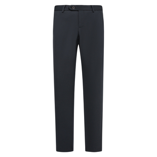 加绒保暖百搭深蓝色中腰直筒商务休闲裤 SF625圣断码 清仓秋冬男士