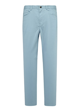 MY548美断码清仓春秋男式时尚清新天蓝色68.4％棉中腰直筒休闲裤