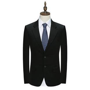 MY334美断码清仓春秋款男士商务正装百搭黑色羊毛两粒扣西服外套