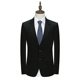 商务正装 男士 百搭黑色羊毛两粒扣西服外套 清仓春秋款 MY334美断码