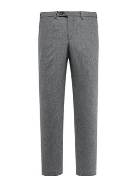 AB740辛断码清仓春秋款男士职业正装100'S羊毛意大利面料灰色西裤