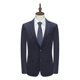 羊毛桑蚕丝混纺两粒扣深蓝色西服 职业装 B1638鸟断码 清仓春秋男士