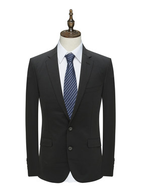 MY459美断码清仓春秋款男士商务职业装黑色50％羊毛两粒扣单西服