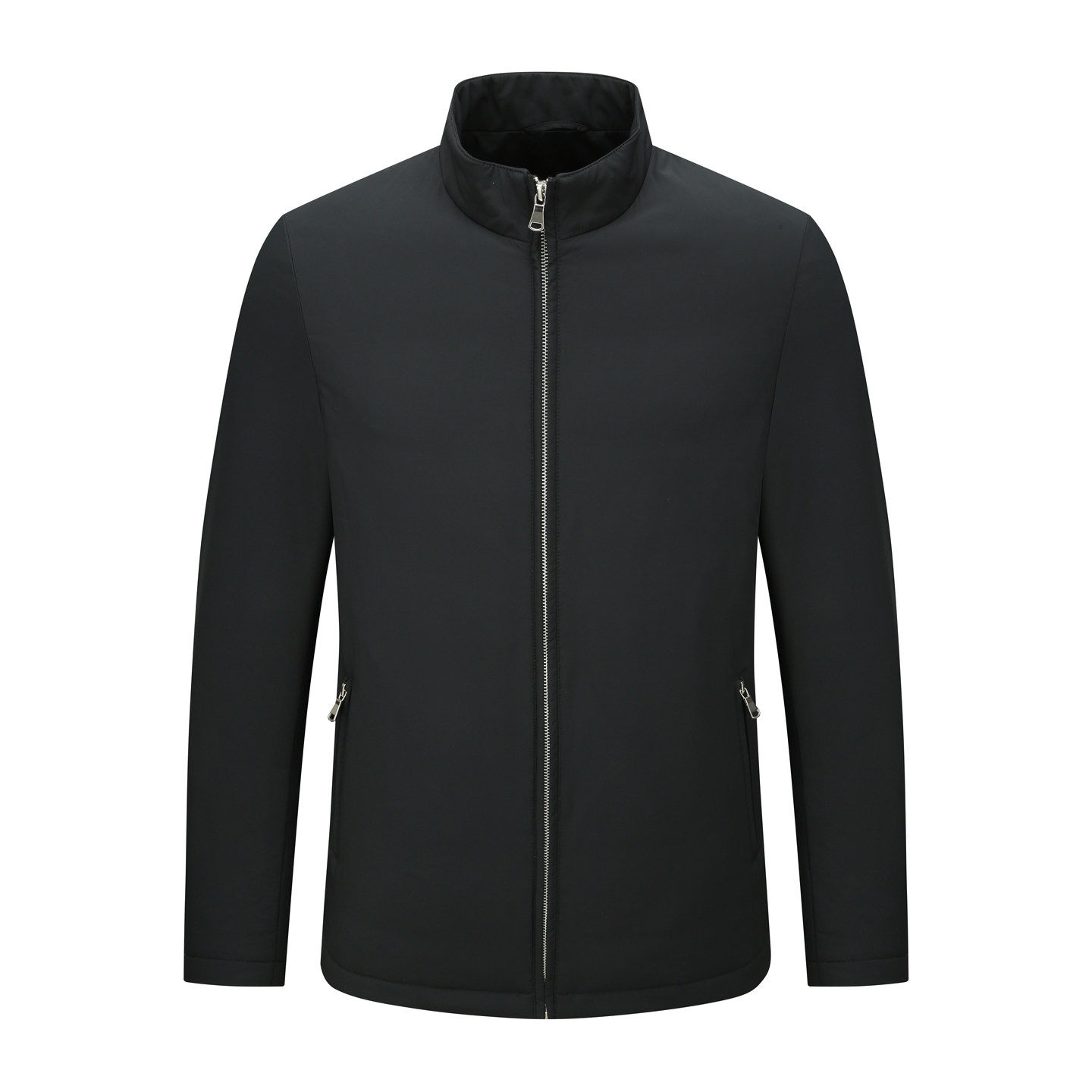 H1308断码清仓冬季中年男士简约百搭黑色立领白鹅绒轻薄款羽绒服,男装,羽绒服,淘宝优惠券,粉丝福利购,淘宝优惠卷