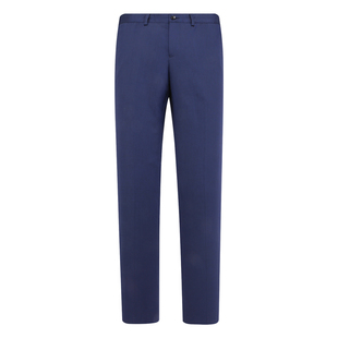 舒适宽松直筒65.1%棉深蓝色西裤 男士 清仓春秋款 SA38萨BA蒂N断码