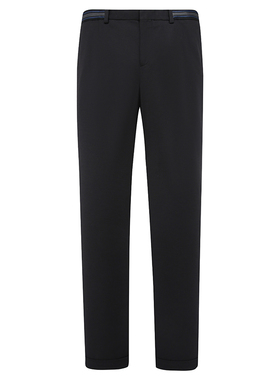 CA516卡换季断码清仓秋季男士简约百搭黑色商务休闲中腰直筒长裤