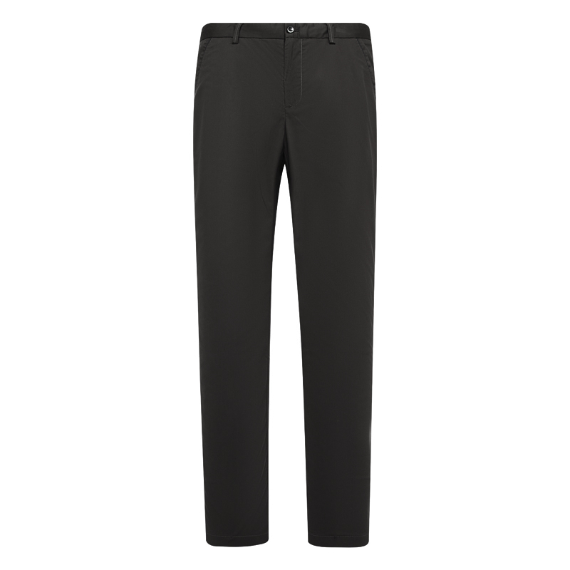 深褐色休闲裤中腰直筒商务休闲