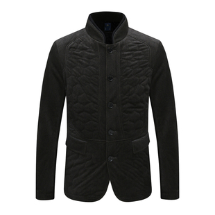 中年男士 清仓冬季 休闲立领灰褐色保暖棉衣外套 断码 AB281邦纳换季